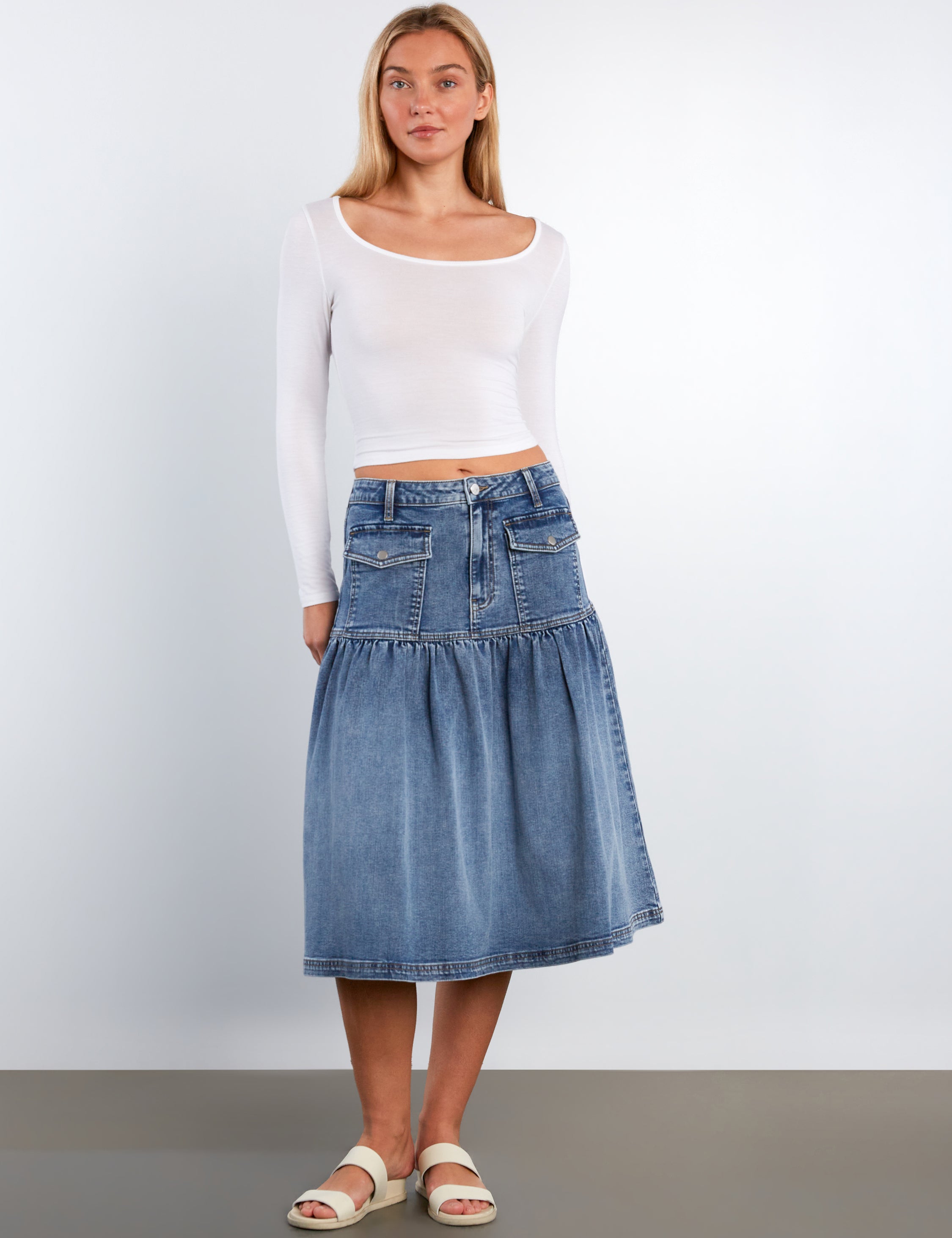 Petal Flounce Skirt – washlabshop