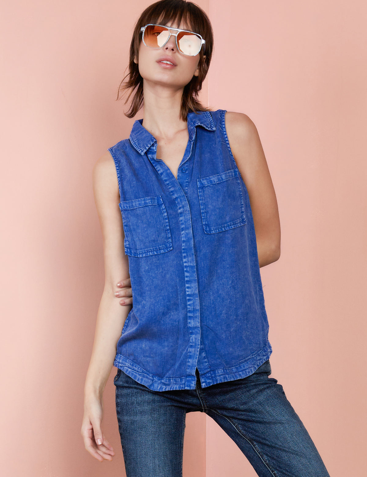 トップス WAX Sleeveless tee 楽天市場】WAX Sleeveless tee / ワックス スリーブレスTシャツ