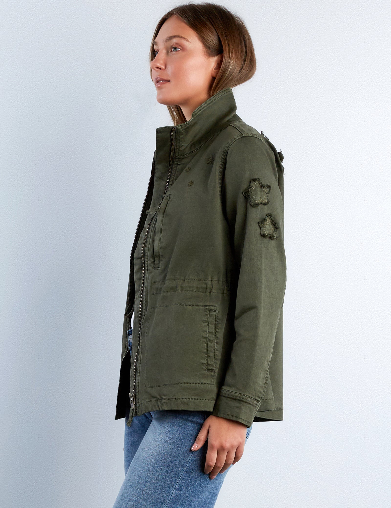 ジャケット・アウター BIRTHDAYBASH L BUTTON BUTTERFLY BOA Women's Awesome Butterfly Embroidered Zip Jacket – Wash Lab