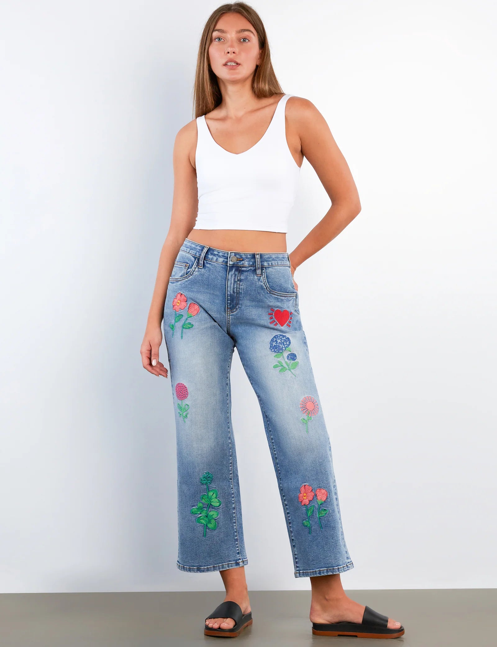 Blossom Blue Jeans – washlabshop