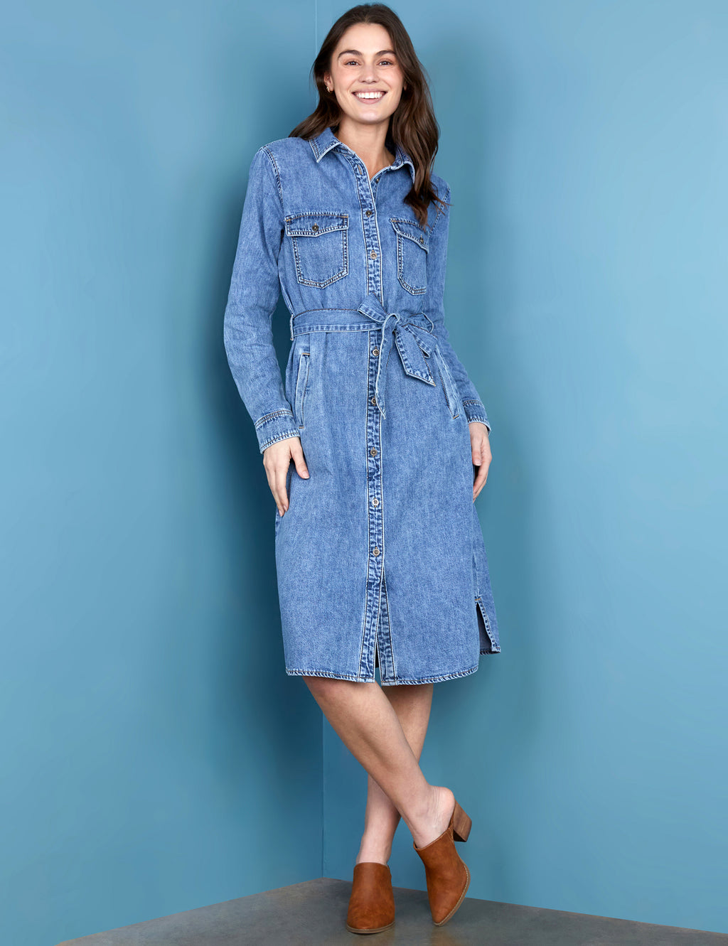 Chloe-Denim-Shirtdress-Blue-