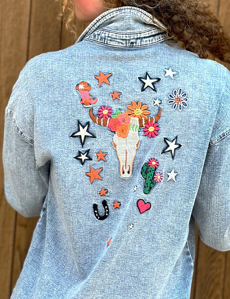 Gittyup Embroidered Shirt