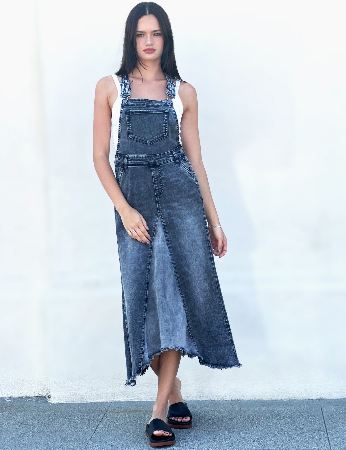 Denim Overall Dresses washlabshop Denim Overall Dresses washlabshop