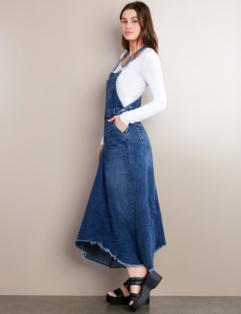 Pieced Denim Jumper Pieced Denim Jumper