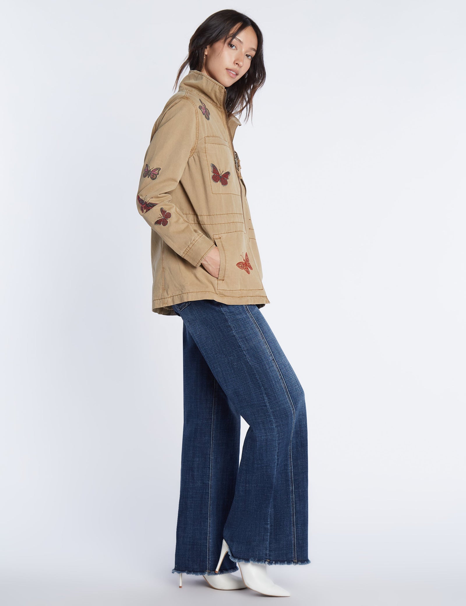 Rider-Embroidered-Jacket-Khaki