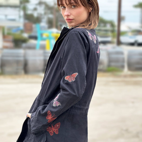Women's Rider Embroidered Jacket – Wash Lab – washlabshop