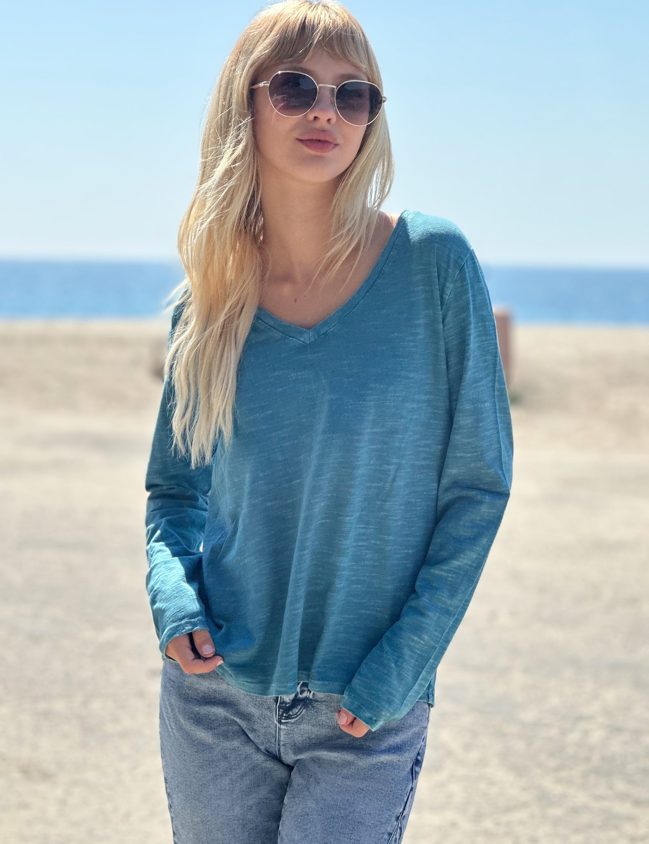 ☆todayful☆Oneshoulder Long Tee