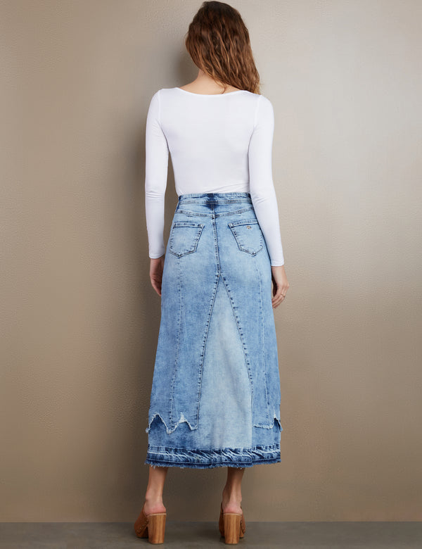 Women's Designer Selma Overlay Maxi Skirt 
