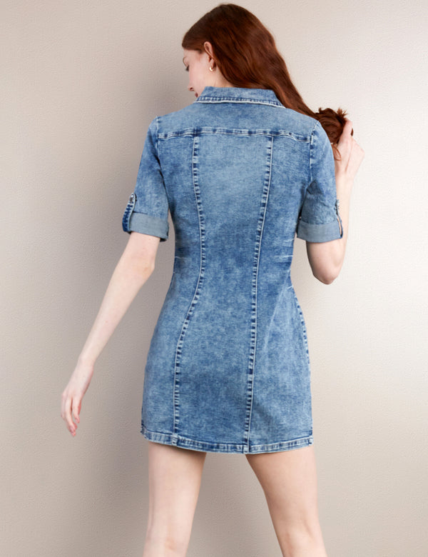 Denim Shirtdress