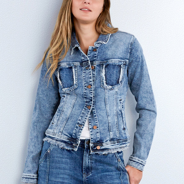 Women's Sammy Everyday Denim Jacket – Wash Lab – washlabshop