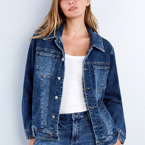 【A.P.C】FEMME 3rd DENIM JKT Vintage wash A.P.C. Women's Denim - Jackets | Ready-to-Wear