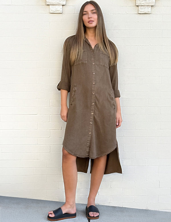 Chill Out Shirtdress