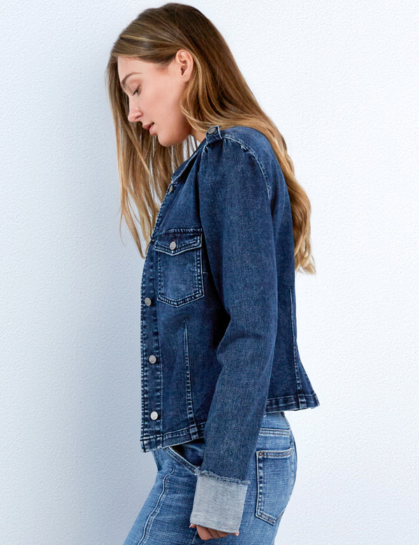 Cuffed Denim Jacket