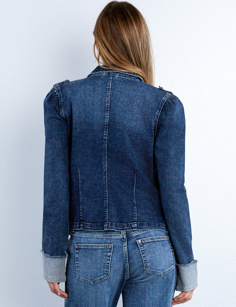 Cuffed Denim Jacket