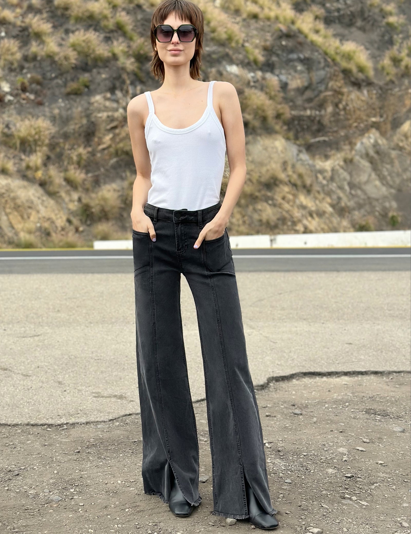 パンツ Studio Doe H-line Washed Straight Pants Studio Doe Washed H-Shape Denim Pants パンツ