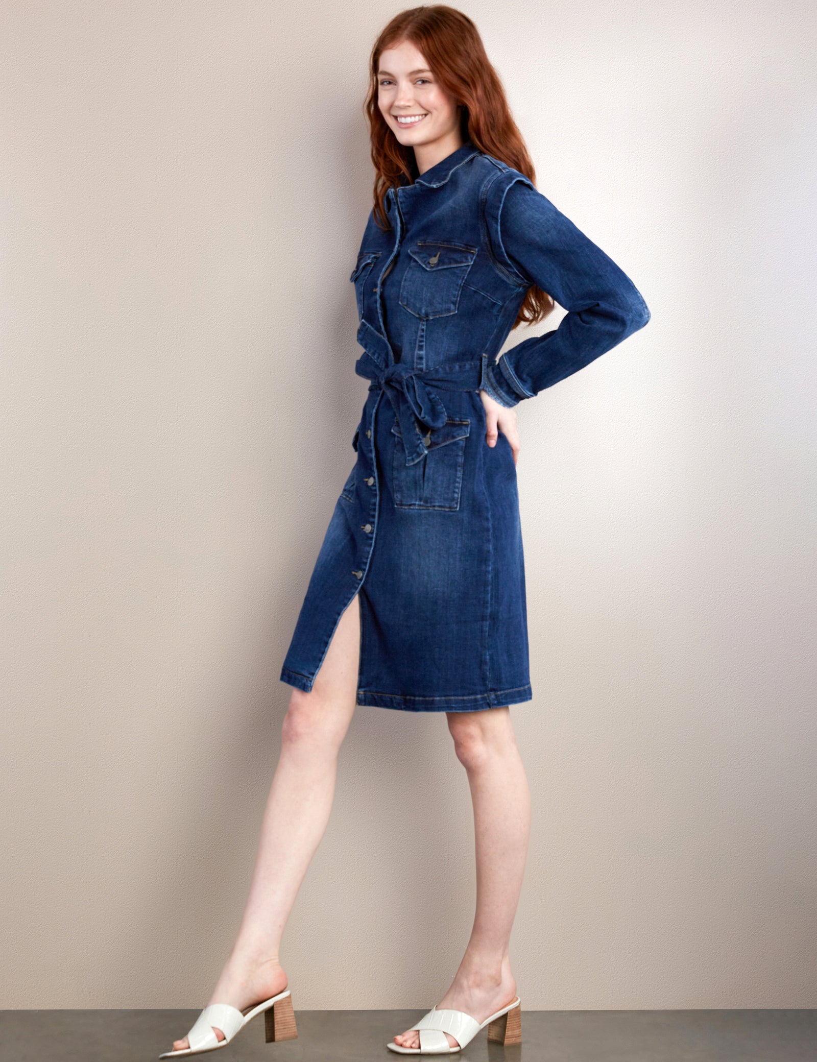 Women's Road Trip Denim Dress – Wash Lab – washlabshop