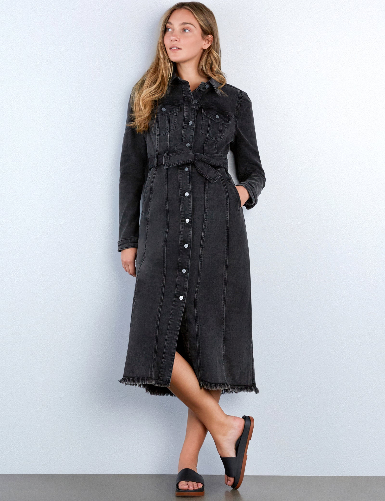 Denim Jacket Dress – washlabshop