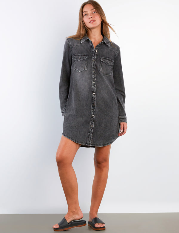 Amanda Denim Shirtdress