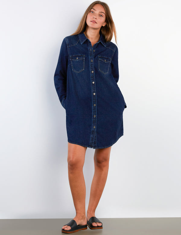 Amanda Denim Shirtdress