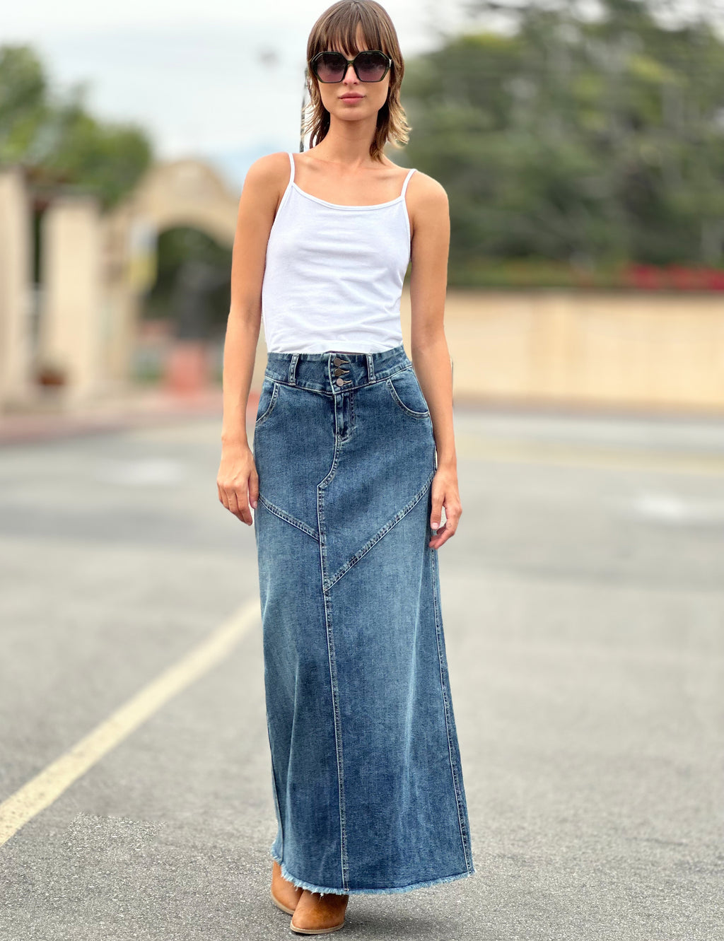 【BAON】Tsukin Cat Washing Damaged Denim Long Skirt WL1610SSHINEBLUE_2650_1024x.