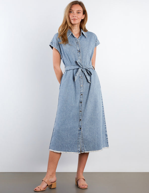 Weekend Belted Shirtdress – washlabshop