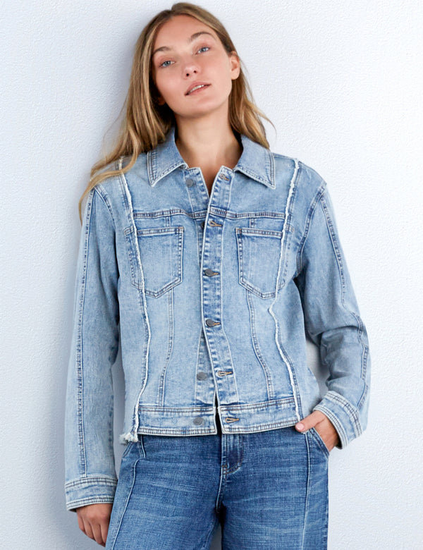 Split Denim Jacket