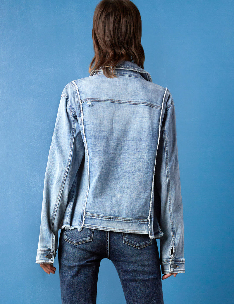 Split Denim Jacket