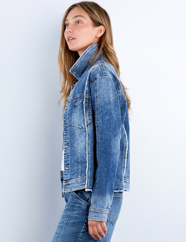 Split Denim Jacket