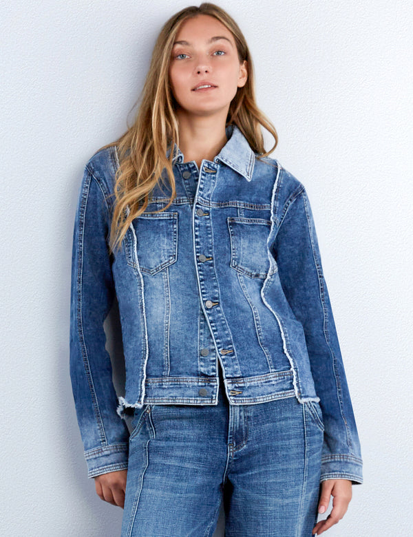 Split Denim Jacket