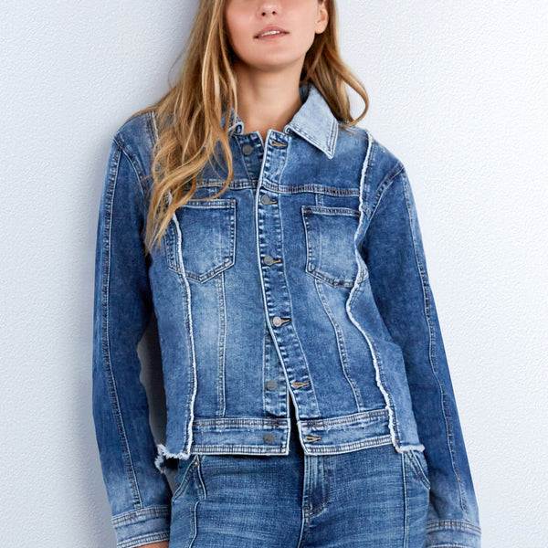 Split Denim Jacket – washlabshop