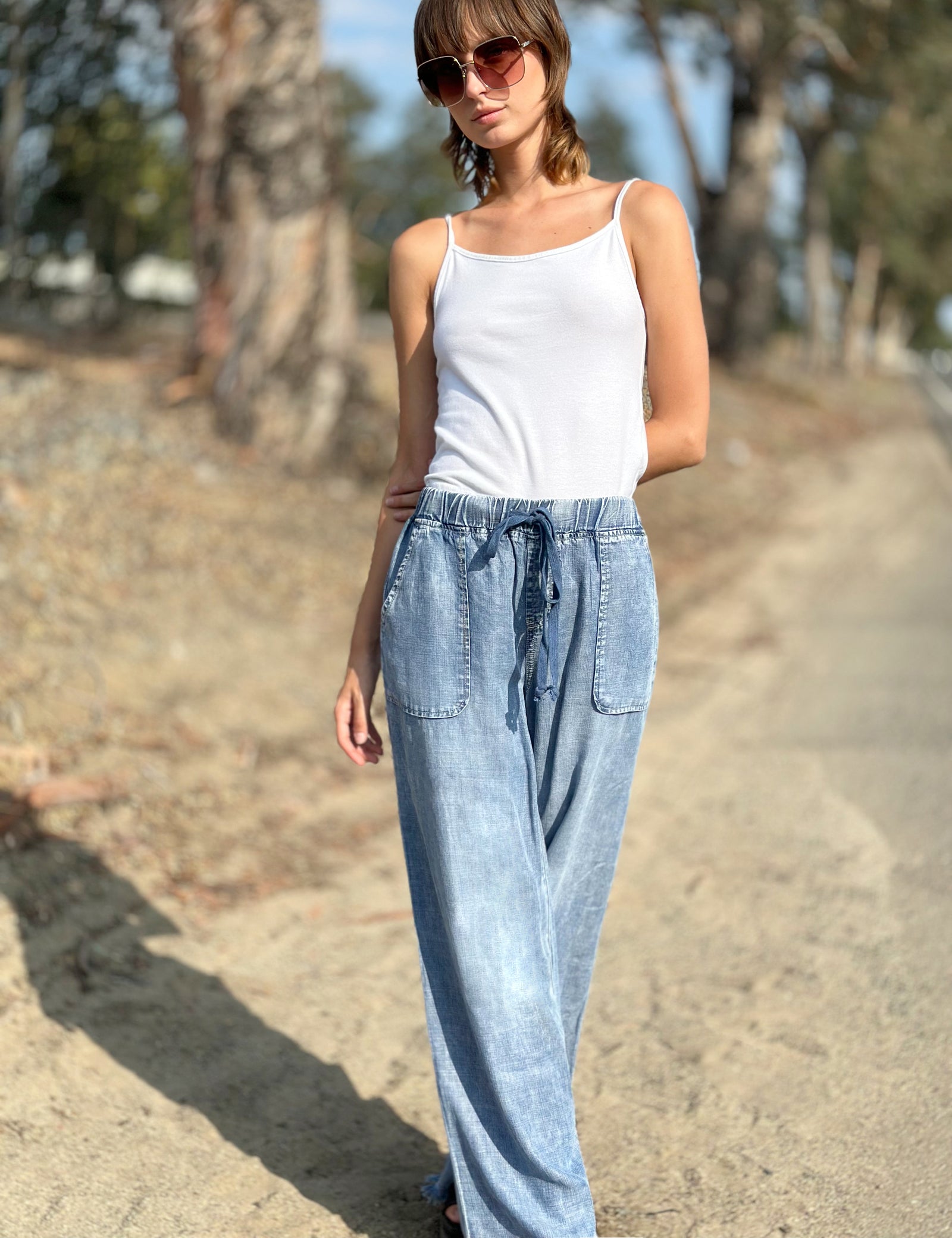 Lola Soft Wide-Leg Denim – washlabshop