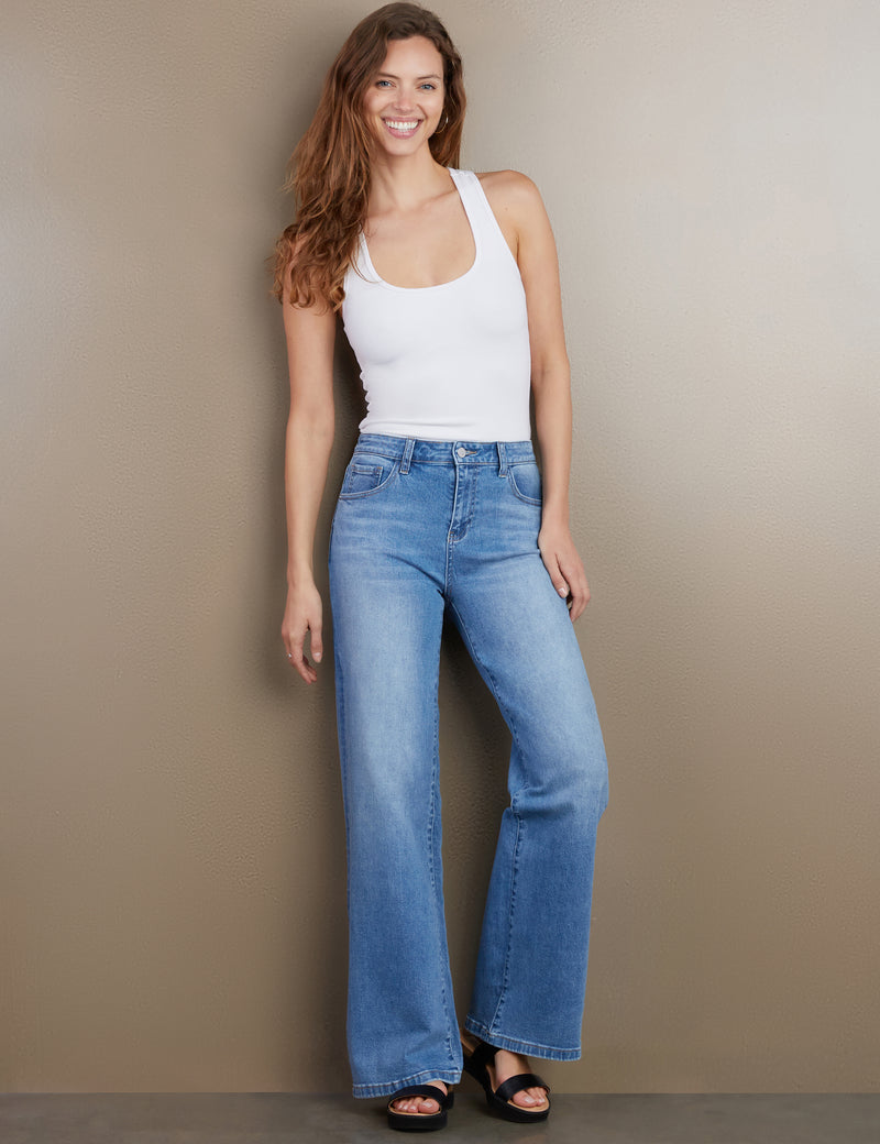 Women's Designer Relaxed Straight Leg Jeans