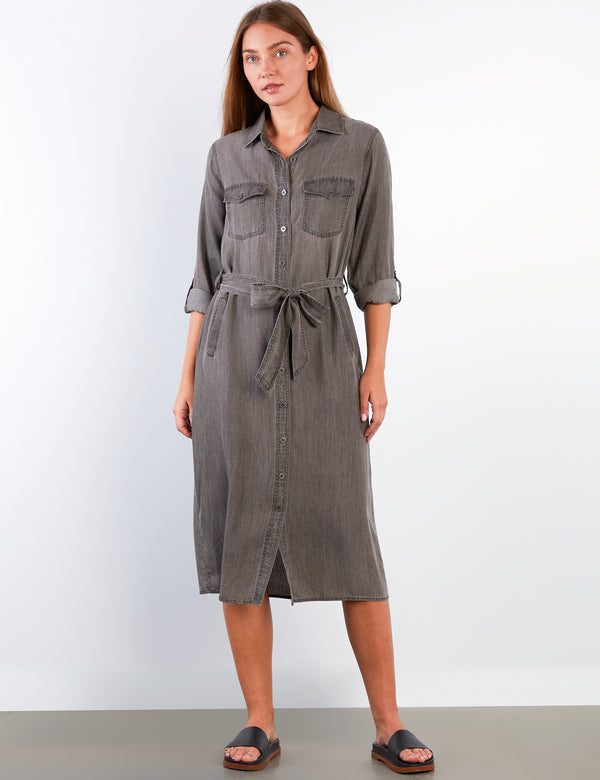 Soft Denim Shirtdress
