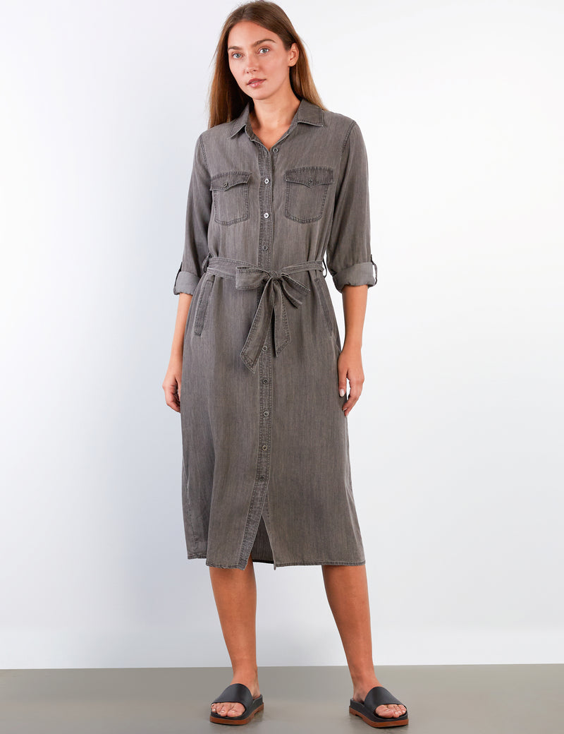 Soft Denim Shirtdress