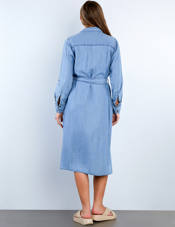 Soft Denim Shirtdress