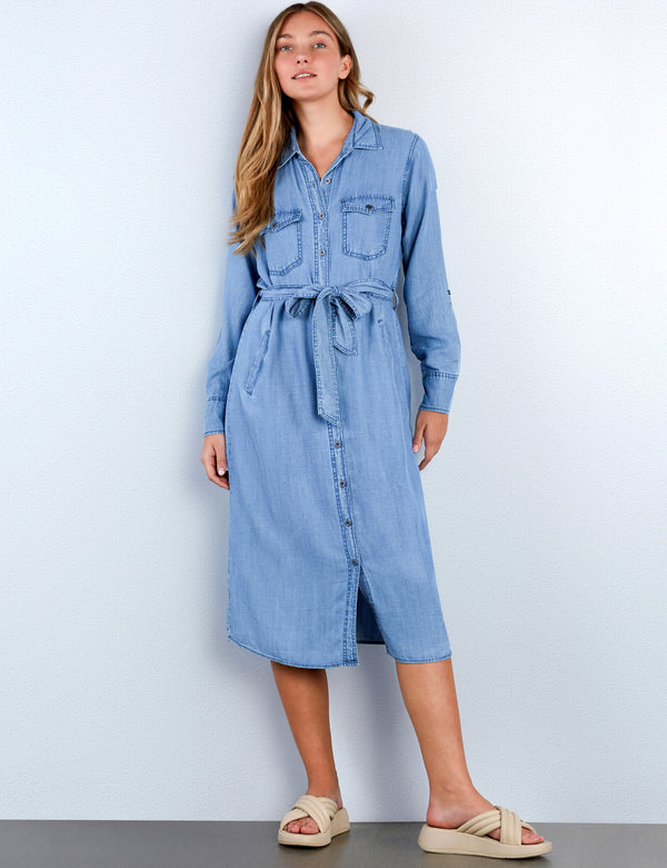 Soft Denim Shirtdress