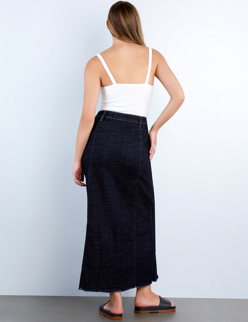 Willa Denim Maxi Skirt