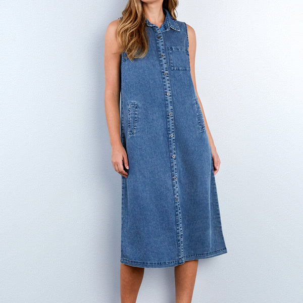 【&lovehelloさま専用】Blue DenimApron Dress &lovehelloさま専用】Blue DenimApron Dress