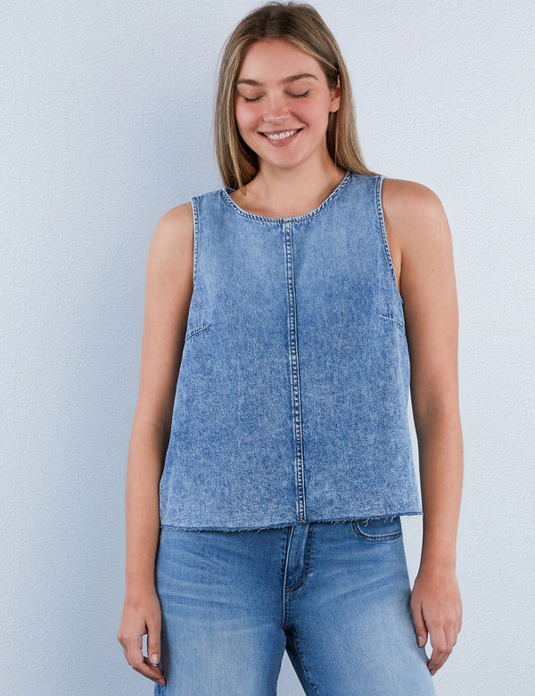 Denim Tank Top