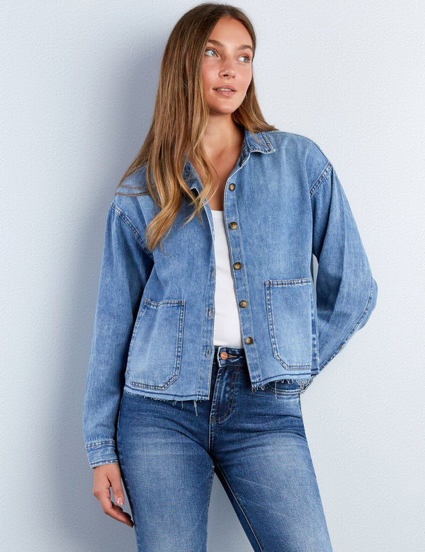 Emma Boxy Denim Jacket