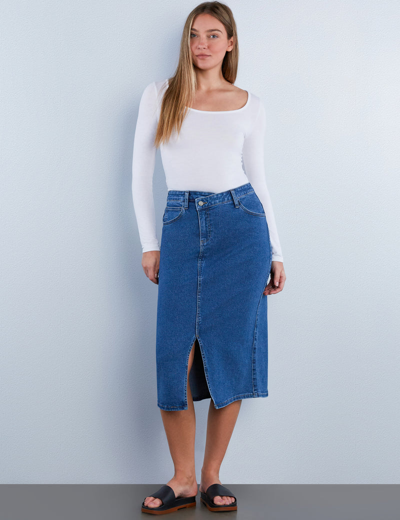 Emmeline Crossover Maxi Skirt