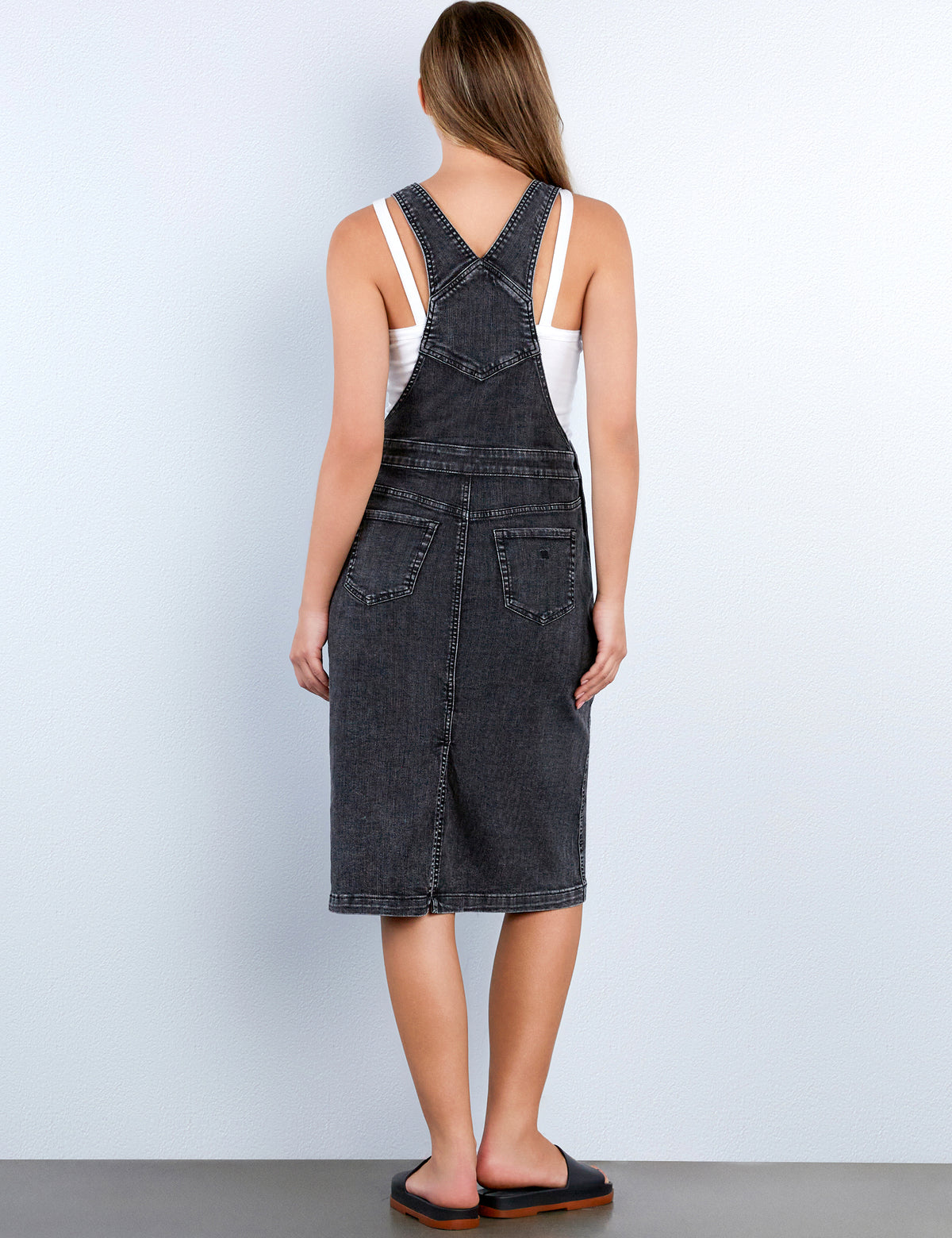 Denim Overall Dresses  washlabshop