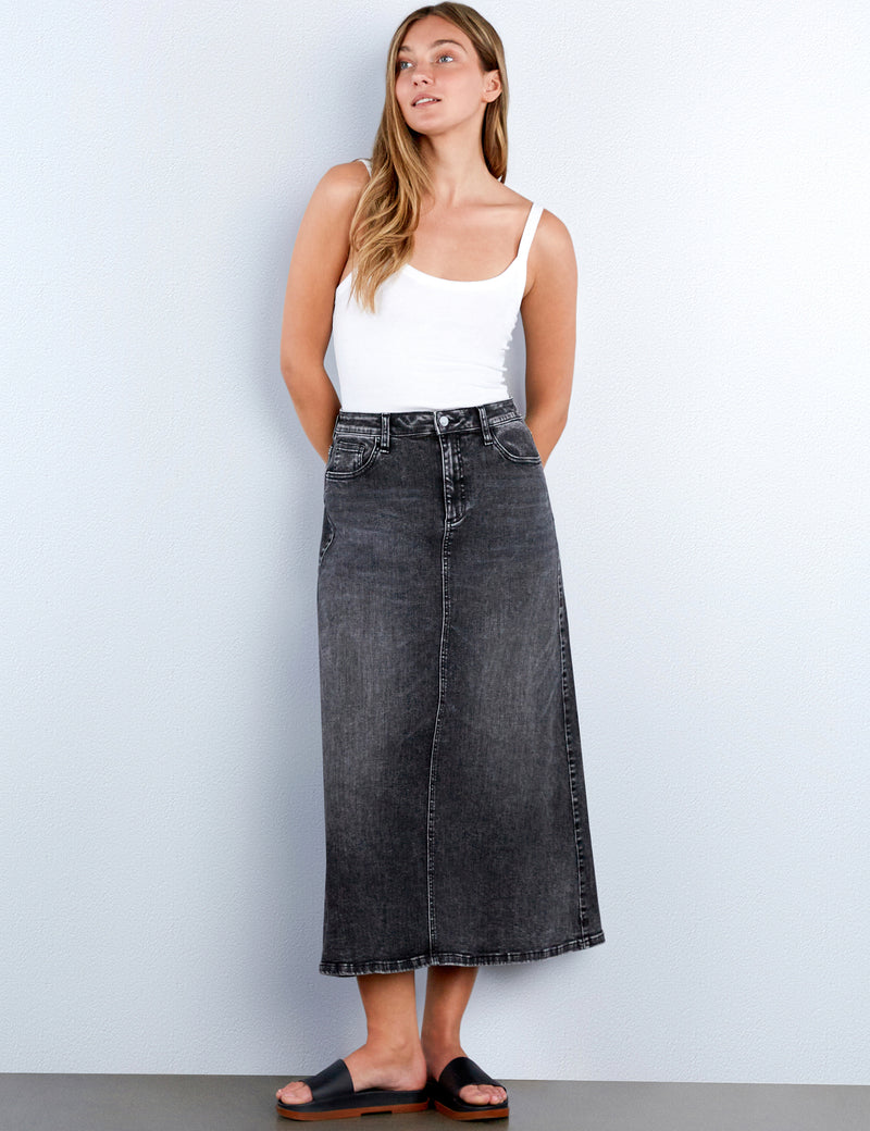 Remi Denim Maxi Skirt