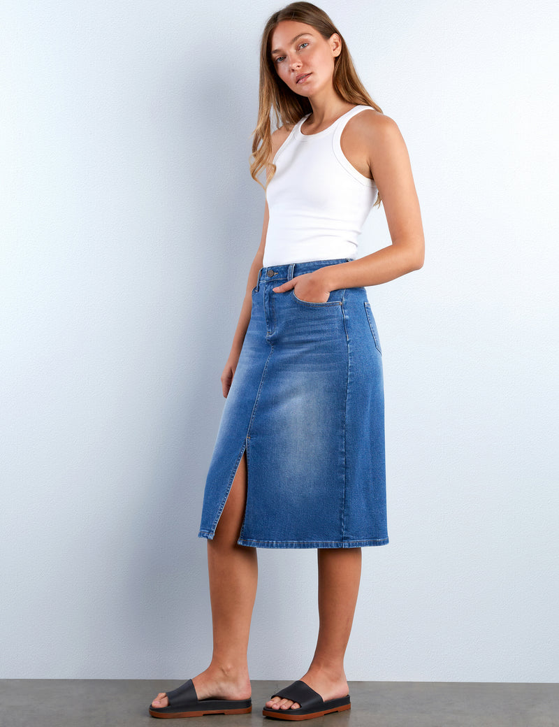 Courtney Denim Skirt