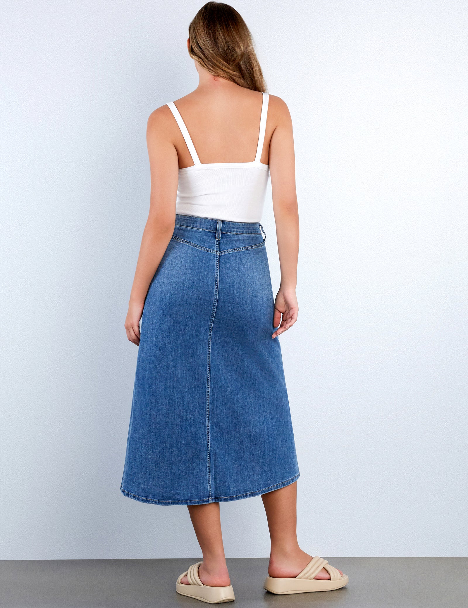 L'Appartement 3×1 スリーバイワンDenim Skirt Denim Cargo Maxi Skirt – 3.1 Phillip Lim