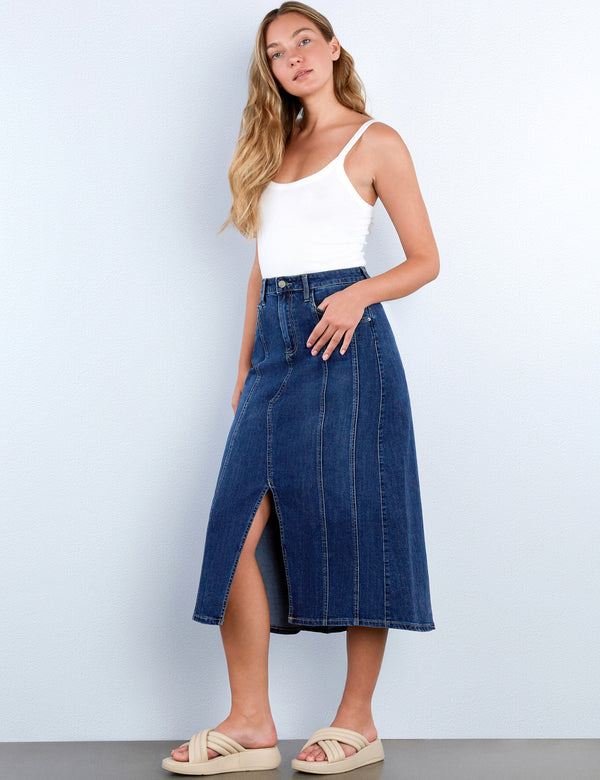 Justine Denim Maxi Skirt