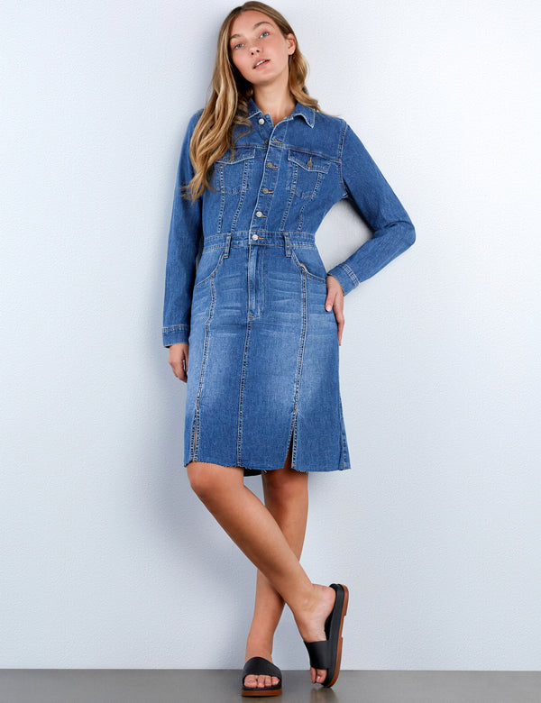 Sway Denim Shirtdress