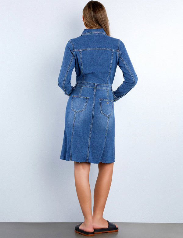 Sway Denim Shirtdress