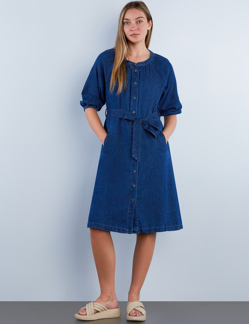 Sidney Denim Maxi Dress