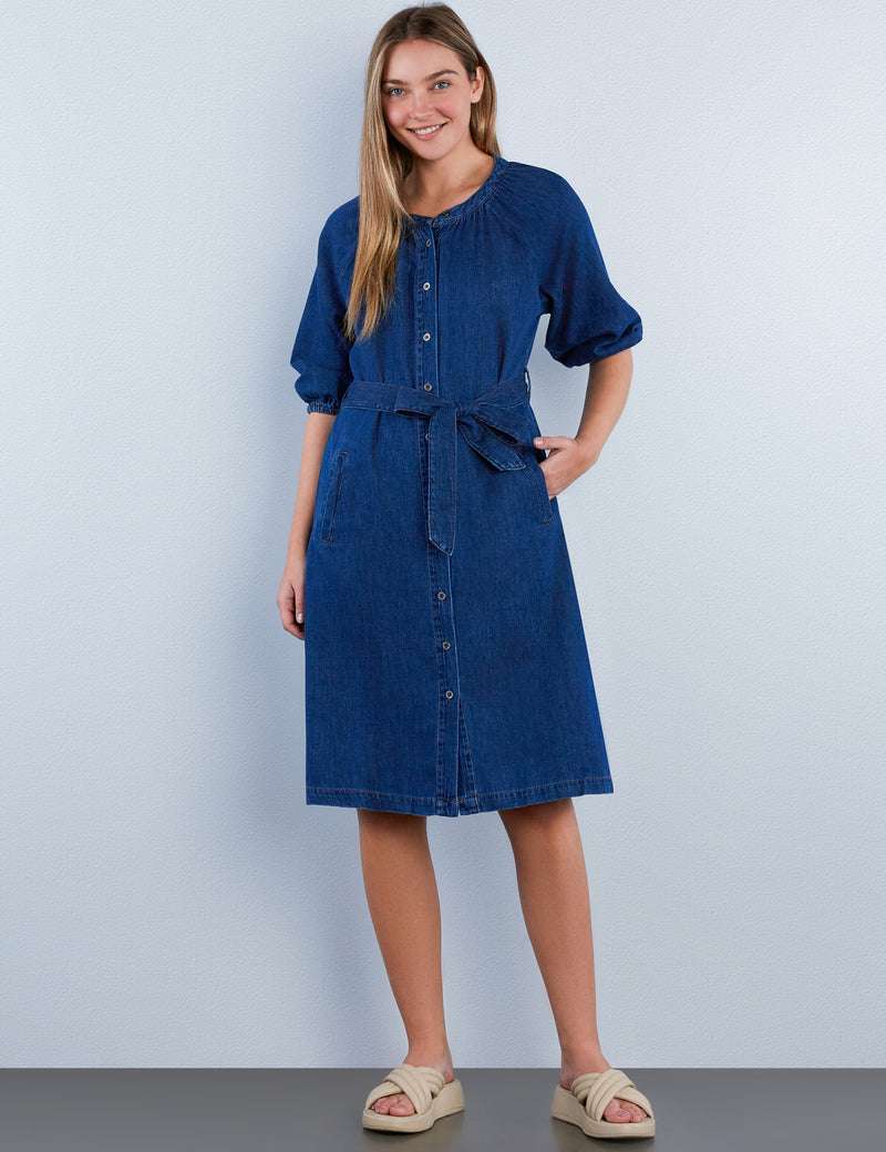 Sidney Denim Maxi Dress